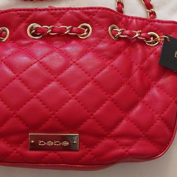 bebe Chelsea Quilted Crossbody Purse - Picture 2 of 5